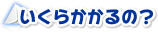 いくらかかるの？